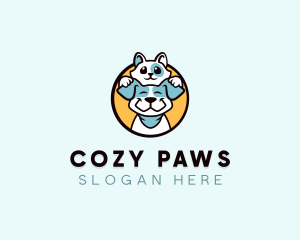 Cat Dog Veterinary logo design