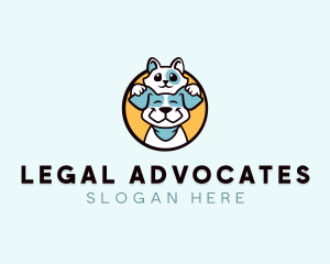 Cat Dog Veterinary logo design