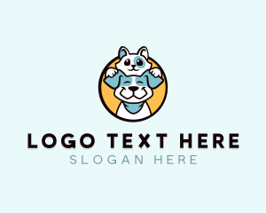 Treat - Cat Dog Veterinary logo design