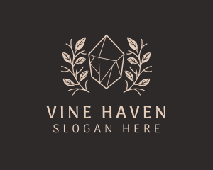 Crystal Vine Boutique logo design