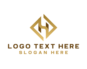 Letter H - Logistics Industrial Trucking Letter H logo design