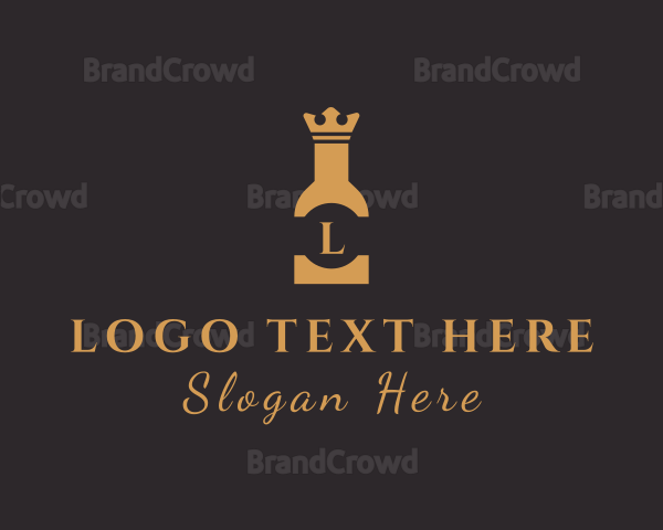 Royal Liquor Bottle Logo