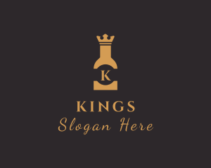 Royal Liquor Bottle logo design