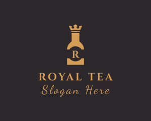 Royal Liquor Bottle logo design