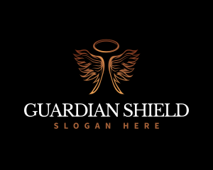 Guardian - Heavenly Angel Wings logo design