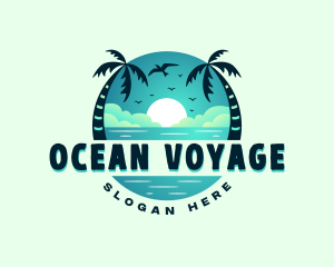 Beach Resort Getaway logo design