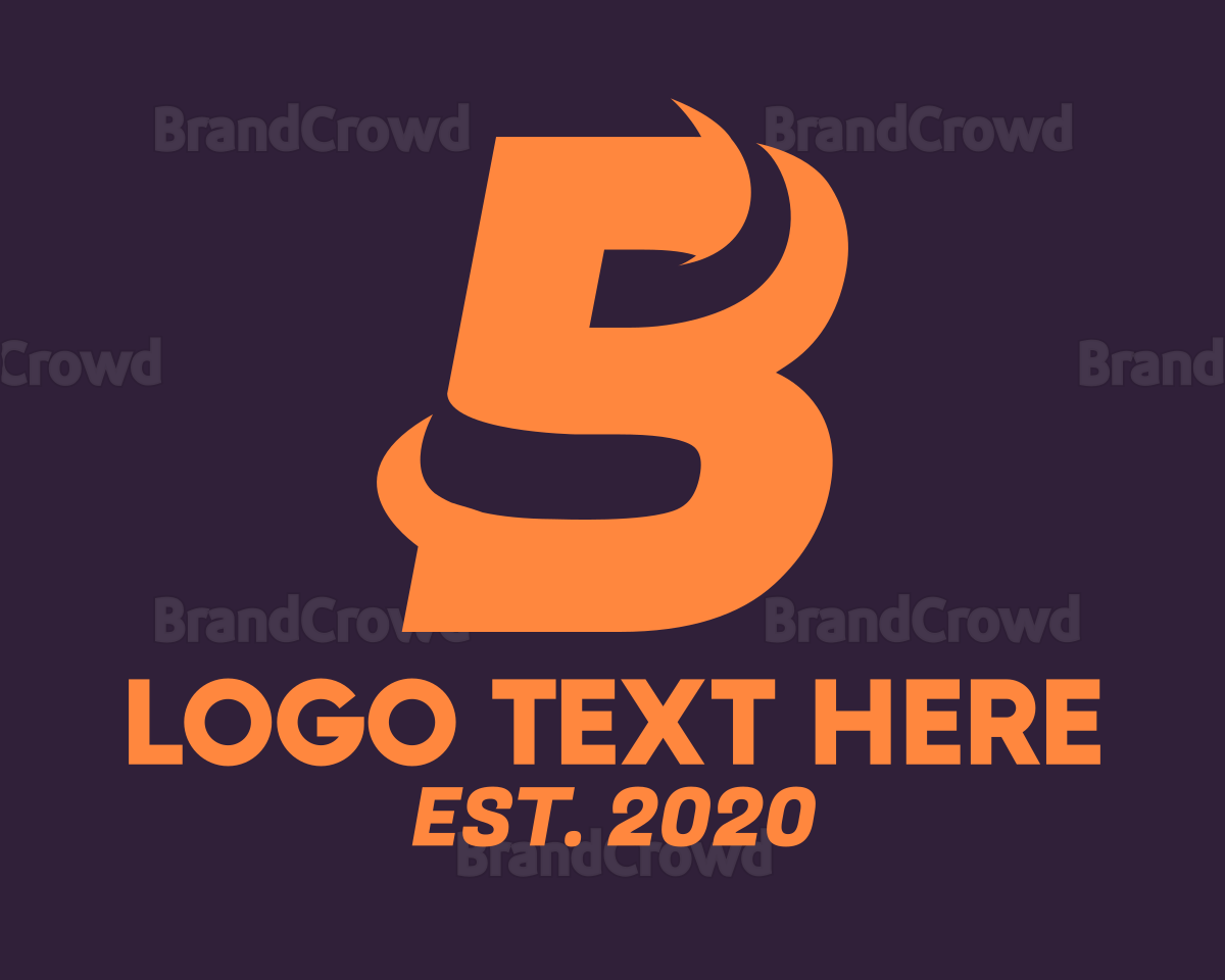 Modern Letter B Swoosh Logo | BrandCrowd Logo Maker