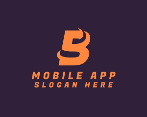 Commercial - Modern Swoosh Letter B logo design