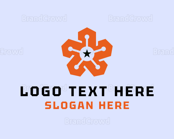 Startup Star Polygon Logo