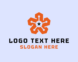 Security App - Startup Star Polygon logo design