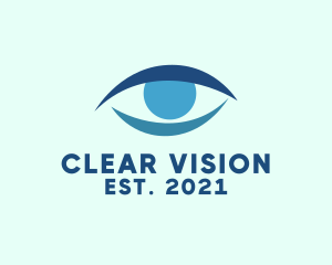 Blue Eye Optician logo design