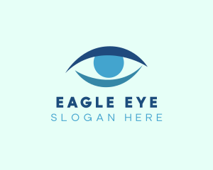 Blue Eye Optician logo design