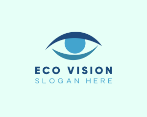 Blue Eye Optician logo design