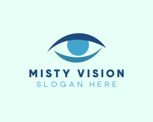 Blue Eye Optician logo design