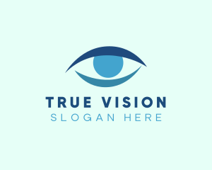 Blue Eye Optician logo design