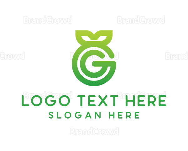 Green Leaf G Logo