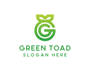 Green Leaf G logo design