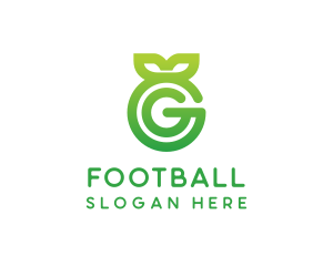 Organic - Green Leaf G logo design