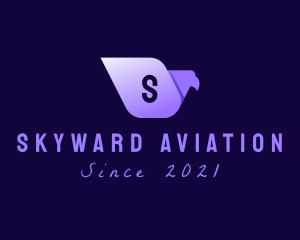 Bird Aviation Falcon logo design