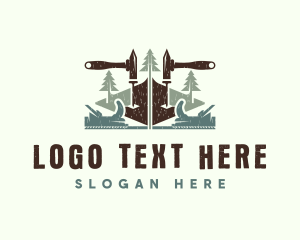 Woodworking Handyman Tools Logo