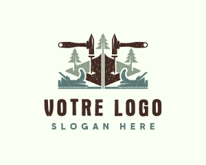 Woodworking Handyman Tools Logo