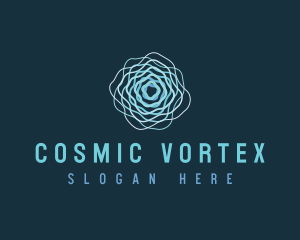 Vortex - Ripple Wave Vortex logo design