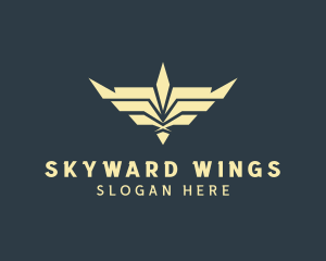 Bird Wings Aviation logo design