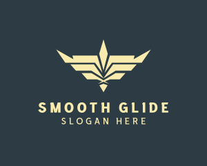 Glide - Bird Wings Aviation logo design