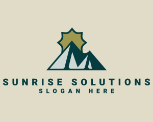 Sunrise Mountain Adventure logo design