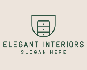 Dresser Furniture Storage logo design