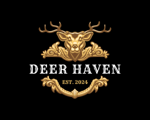 Deer Antler Trophy logo design