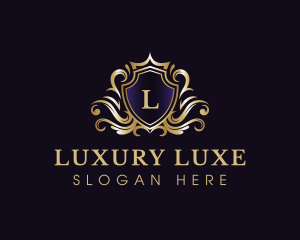 Luxury Monarchy Shield logo design