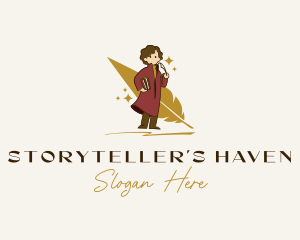 Novelist - Novel Publisher Writer logo design