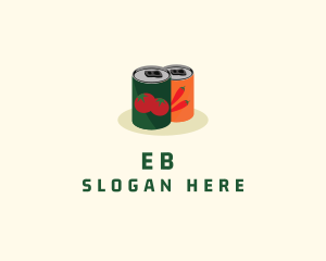 Canned Food - Vegetable Can Food logo design