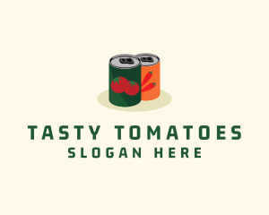 Vegetable Can Food logo design