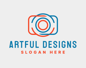 Modern Photography Camera logo design