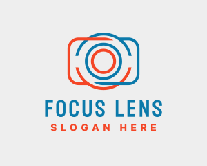 Modern Photography Camera logo design