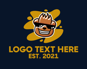 Cool - Cool Shades Gaming Bear logo design
