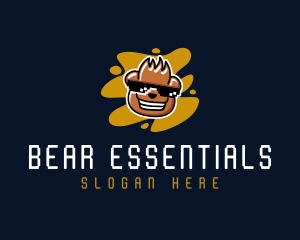 Cool Shades Bear  logo design