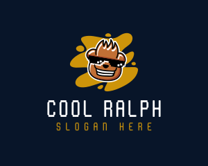 Cool Shades Bear  logo design