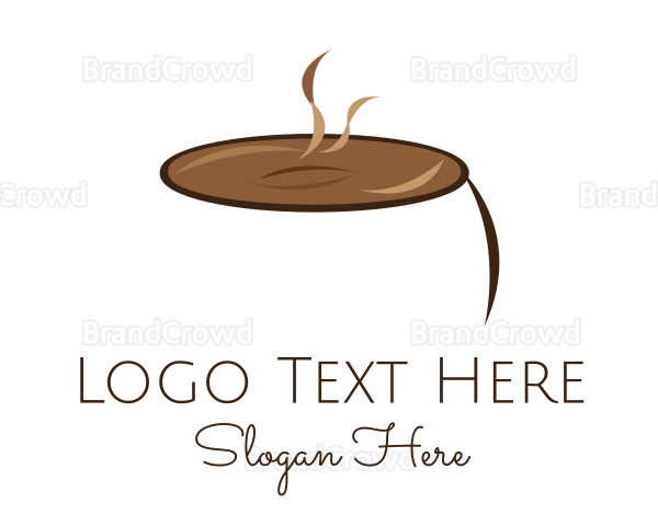 Hot Chocolate Beverage Logo