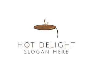 Hot Chocolate Beverage logo design