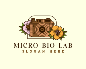 Floral Camera Studio logo design