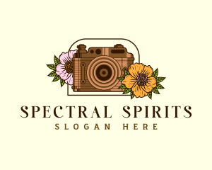 Floral Camera Studio logo design