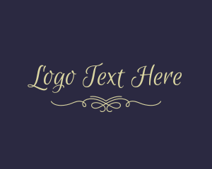 Personal - Calligraphy Script Wordmark logo design