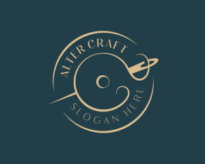 Alteration Needle Sewing  logo design