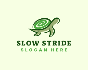 Swirly Turtle Shell logo design