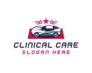 Sports Car Star Vehicle logo design