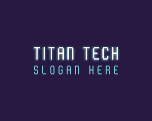 Futuristic Cyber Tech logo design