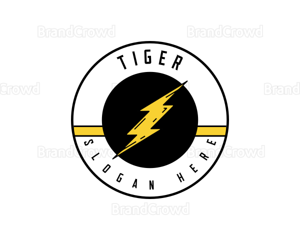 Thunder Lightning Bolt Logo